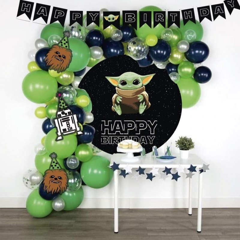 Kit decorativo baby Yoda /Grogu para fiestas infantiles